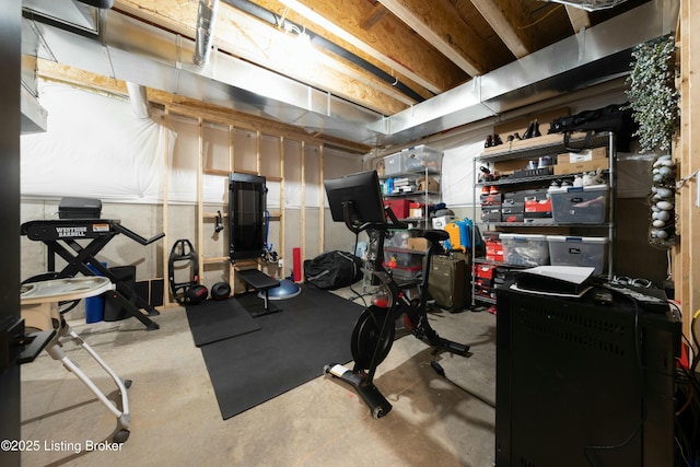 view of exercise room