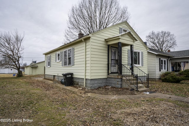 view of bungalow-style house