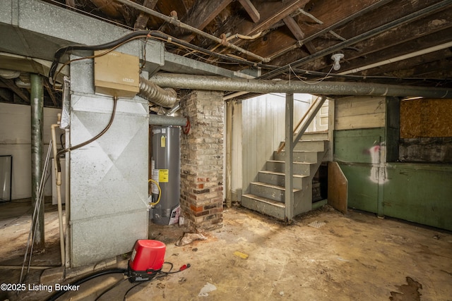 114 E Norwood Ave, Clarksville, IN 47129 - basement with gas water heater