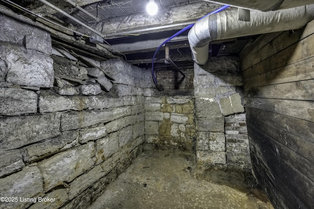 view of basement