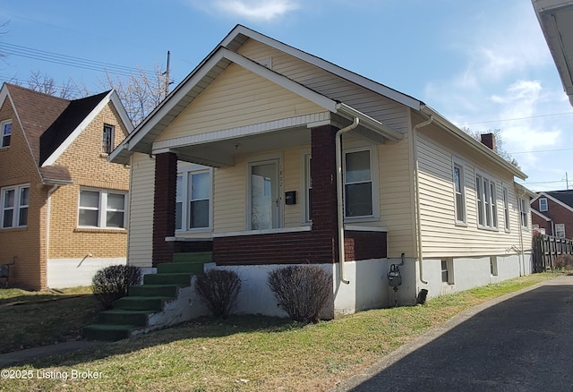 view of bungalow-style house