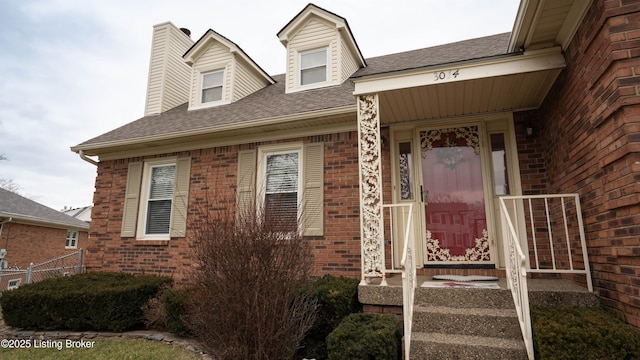 view of front of property