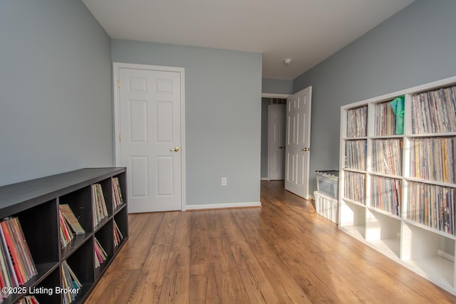 interior space featuring light hardwood / wood-style flooring