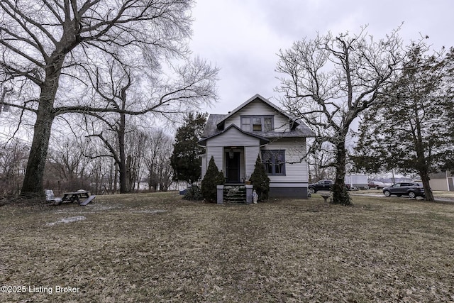 view of bungalow-style home