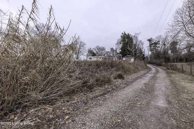 view of road