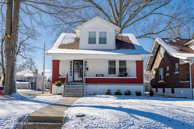 view of bungalow-style house