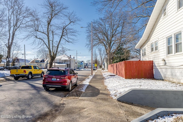 view of street