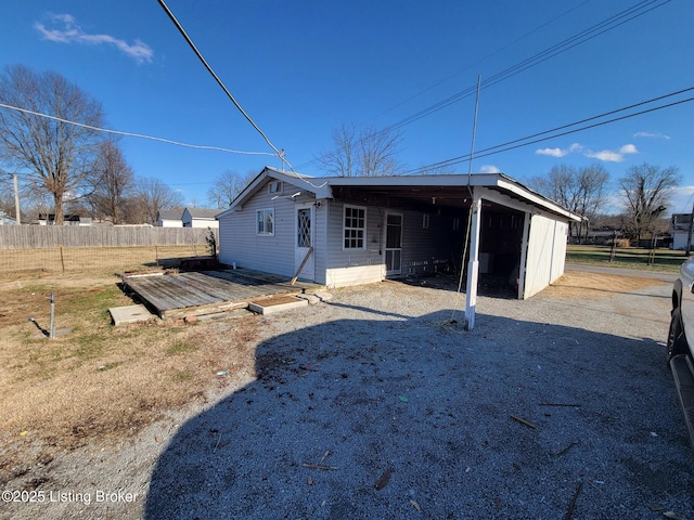 view of rear view of house