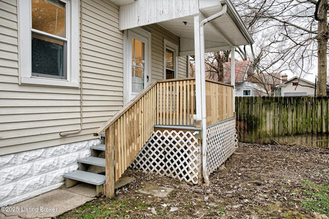 view of property entrance