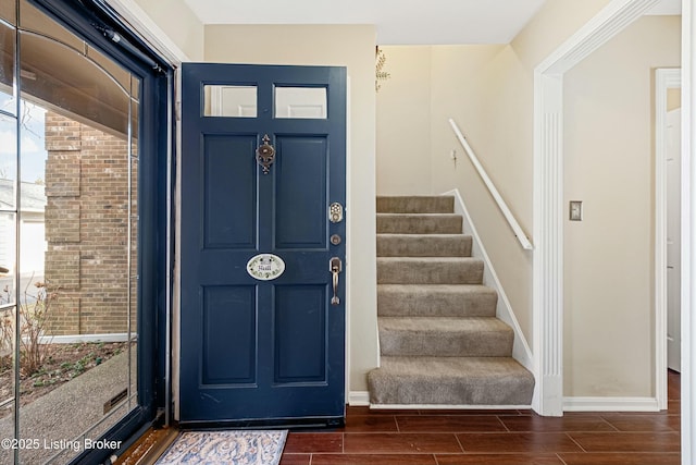 view of entrance foyer