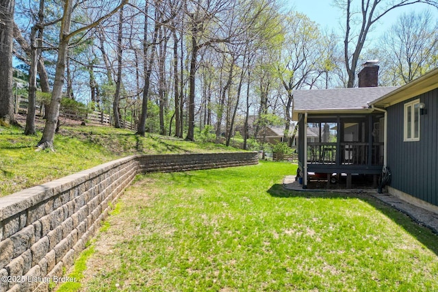 13200 Creekview Rd, Prospect, KY 40059 - view of yard with a sunroom