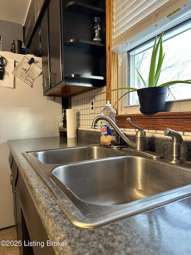 details with sink and tasteful backsplash