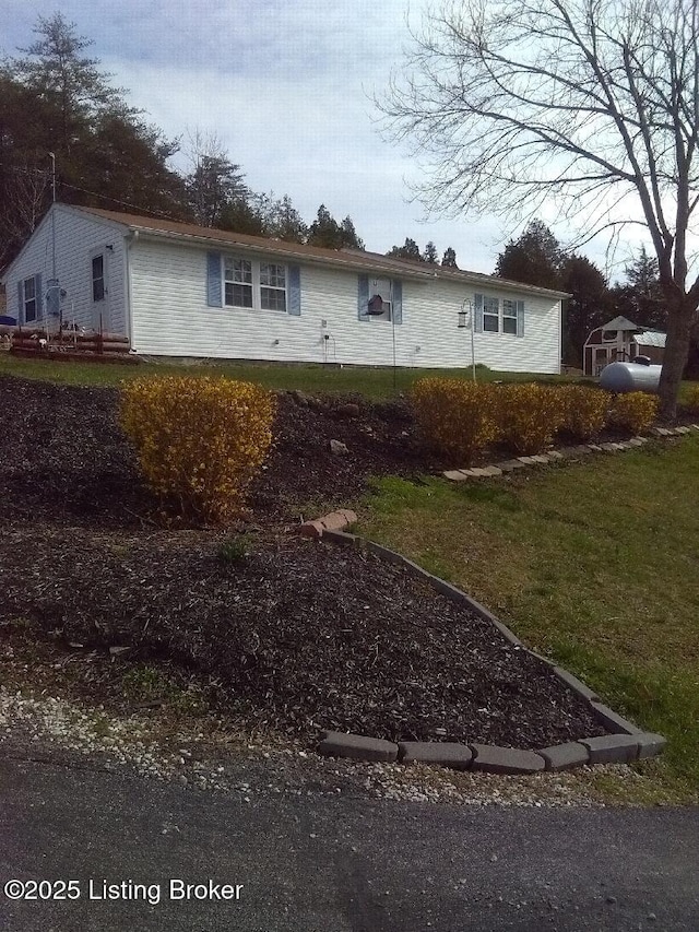 view of side of property