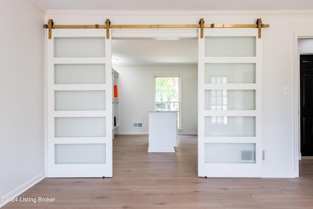 closet featuring visible vents