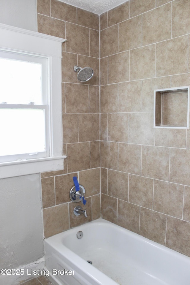 full bath with washtub / shower combination