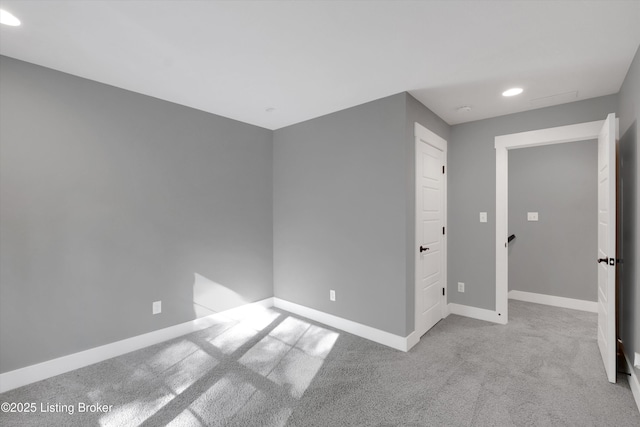 170 Moutardier Woods Way, Leitchfield, KY 42754 - carpeted empty room with baseboards and recessed lighting
