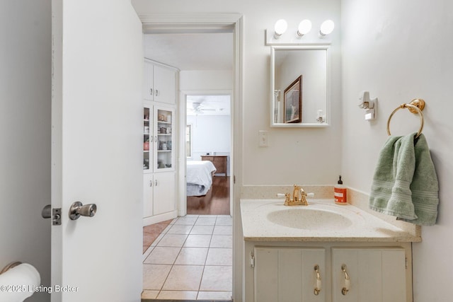 950 Lakeview Dr, Bloomfield, KY 40008 - bathroom featuring tile patterned floors and vanity