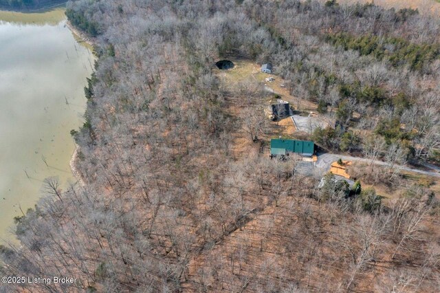 950 Lakeview Dr, Bloomfield, KY 40008 - bird's eye view featuring a water view
