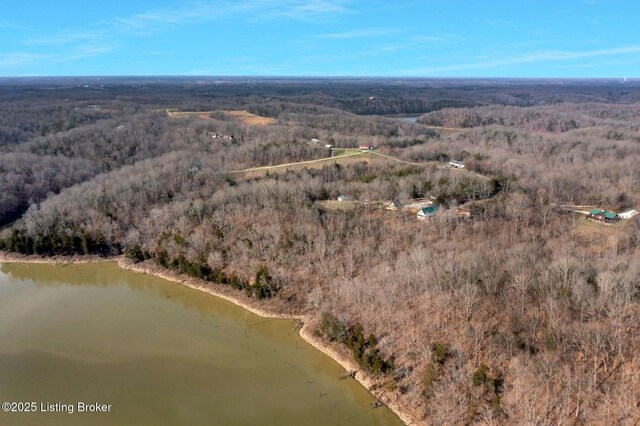 950 Lakeview Dr, Bloomfield, KY 40008 - drone / aerial view with a view of trees and a water view