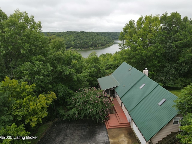 950 Lakeview Dr, Bloomfield, KY 40008 - drone / aerial view with a water view