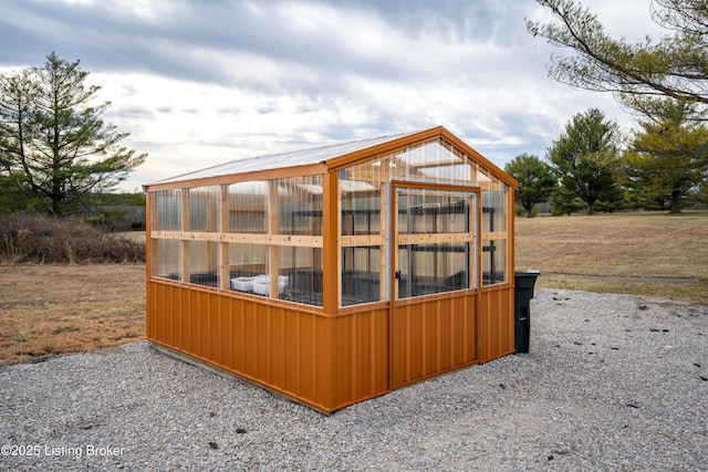 view of greenhouse