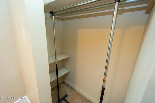 view of closet