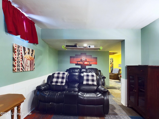 view of home theater room