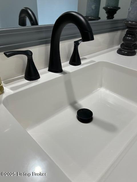 room details with a sink