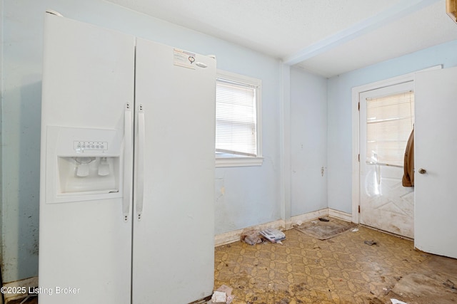 interior space with tile patterned floors