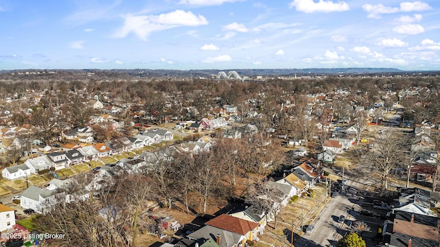 birds eye view of property featuring a residential view