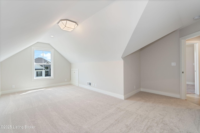 3314 Catalpa Farms Dr, Fisherville, KY 40023 - bonus room featuring light colored carpet, baseboards, and vaulted ceiling