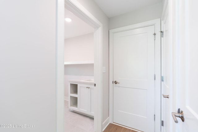 3314 Catalpa Farms Dr, Fisherville, KY 40023 - hallway with light tile patterned floors