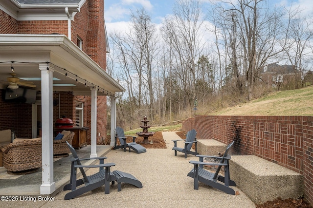 view of patio