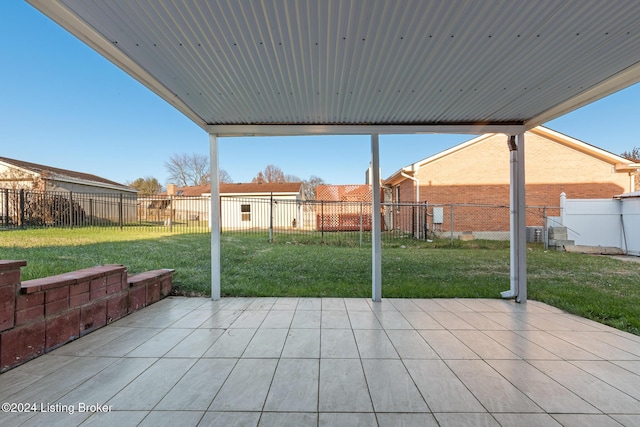 view of patio / terrace with a fenced backyard