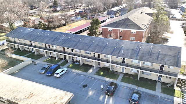 birds eye view of property featuring a residential view