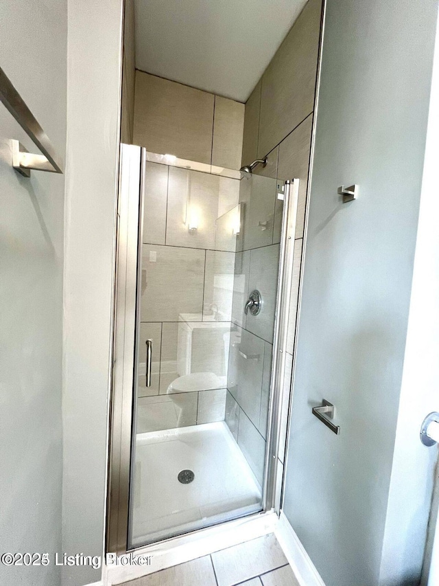 full bath with a stall shower