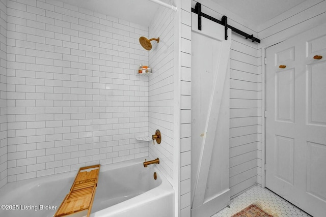 bathroom with shower / bathtub combination