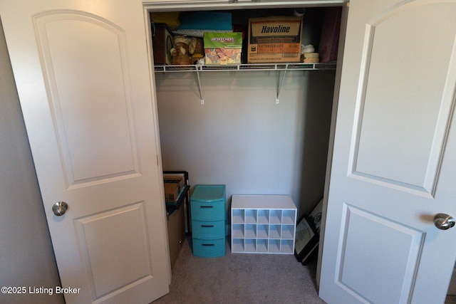 view of closet