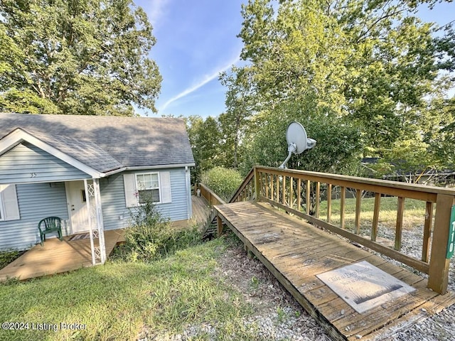 view of deck