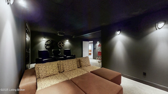 view of home theater room