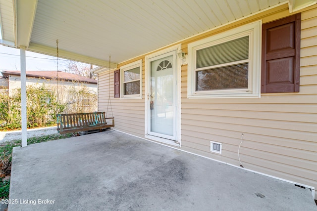 view of patio / terrace featuring a porch