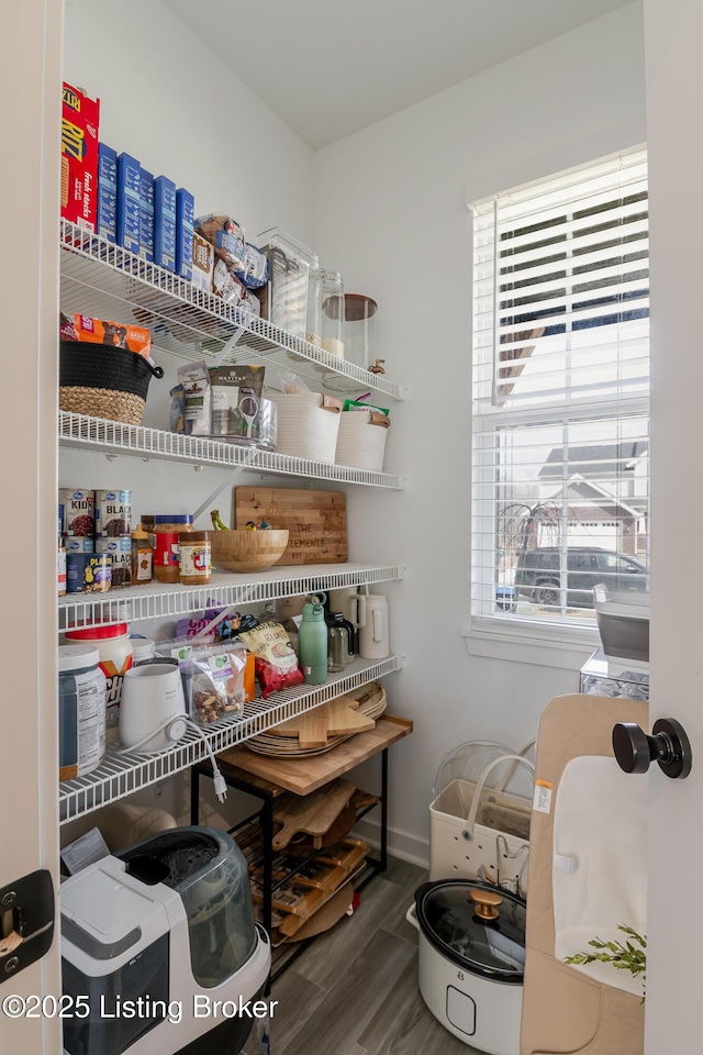 view of pantry