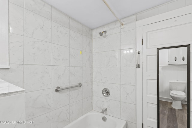 bathroom with  shower combination and toilet