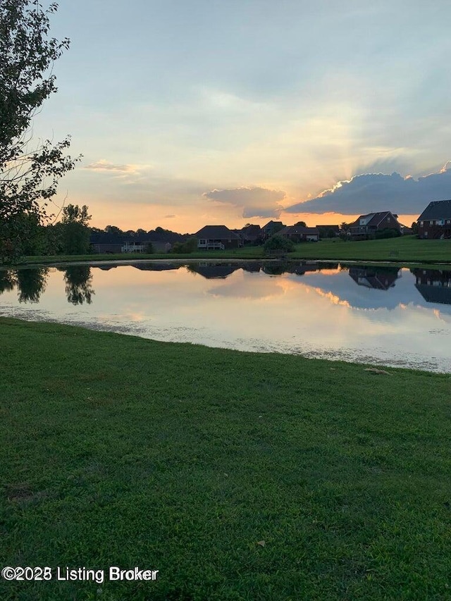 property view of water