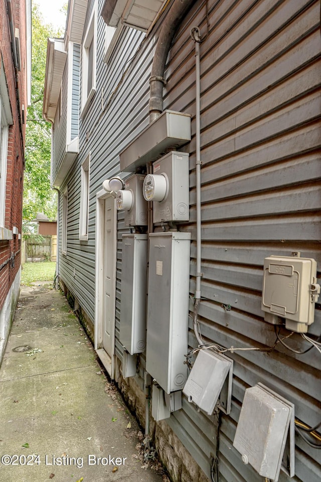 exterior space featuring fence