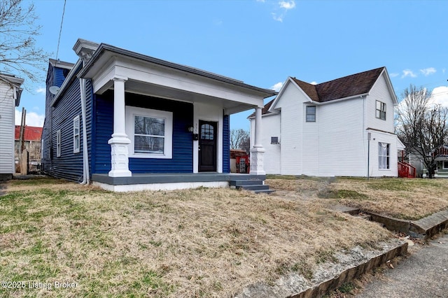 view of front of house with a porch