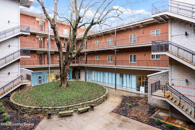 view of property with stairs