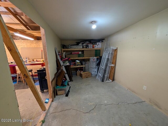 view of storage