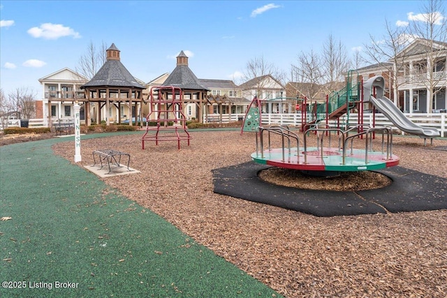 view of communal playground