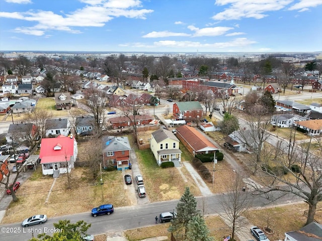 birds eye view of property featuring a residential view